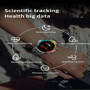 Silica Gel Amoled Display Waterproof Android Round Smartwatch