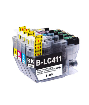 LC411 Ink Cartridge Compatible For Brother DCP-J526N J914N J926N