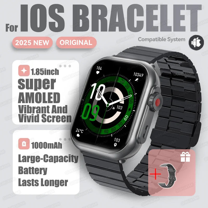 Silica Gel Waterproof Android Square Shape On-Wrist Smartwatch