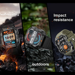 Silica Gel Waterproof Android Square Shaped Bluetooth Smartwatch