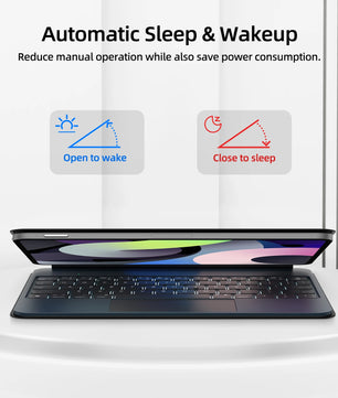 11 Inches Wireless Magnetic Magic Keyboard Case for Apple iPad