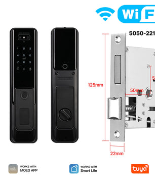 Moes Tuya WiFi Smart Door Lock Facial Palm Vein Recognition