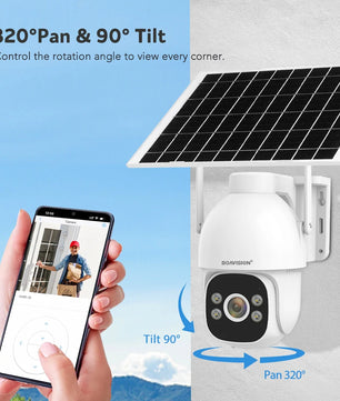 Boavision 4G 128GB Solar Outdoor Night Vision Security Camera