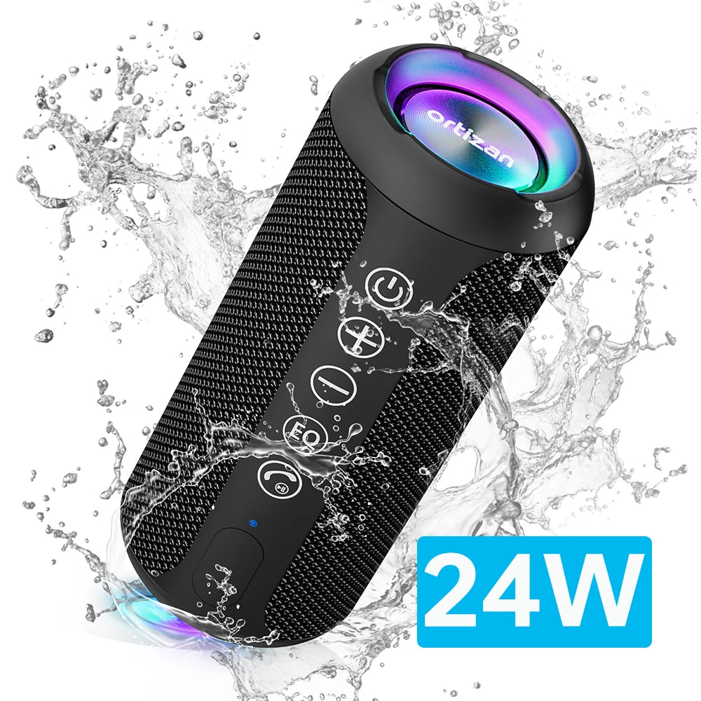 2600mAh Bluetooth 5.3 Portable Wireless IPX7 Waterproof Speaker