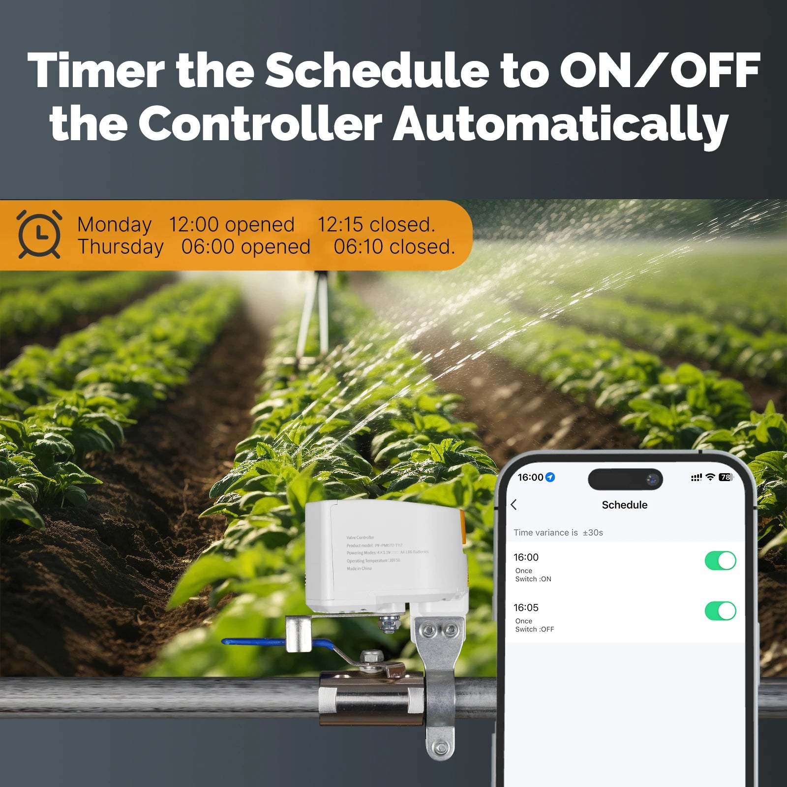 MOES ZigBee Smart Water/Gas Valve Controller with Alexa Google Home