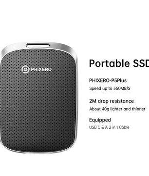 128GB USB 3.2 External Type-C Solid State Drive For Laptop