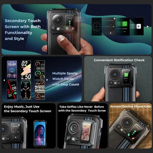 6280mAh 256GB Android Cyber 15 Rugged Type-C Smartphone