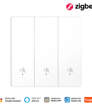 Moes Tuya Smart Human Presence Radar Detection Wall Light Switch