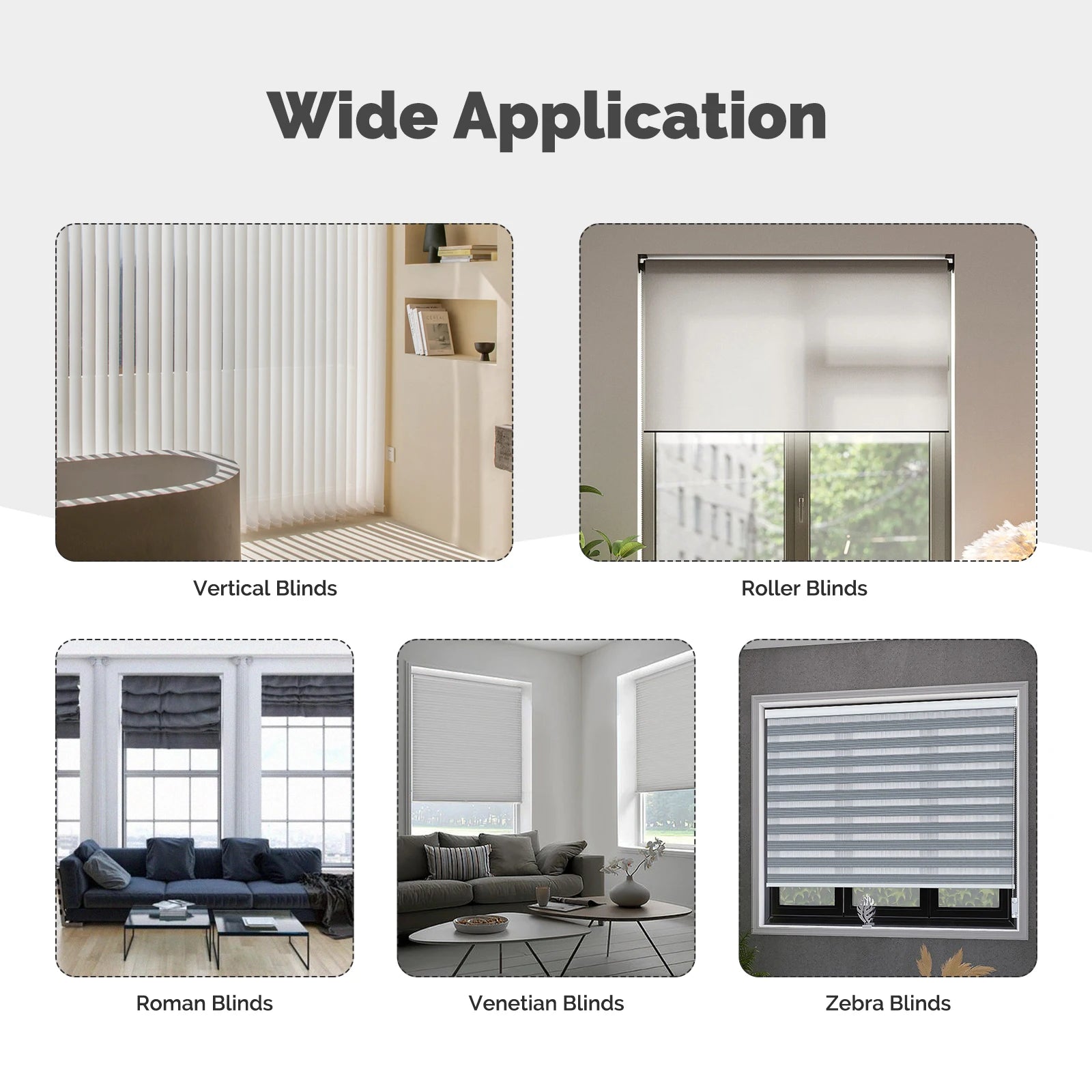 MOES WiFi Roller Blinds Motor for Curtains with Alexa Google Home