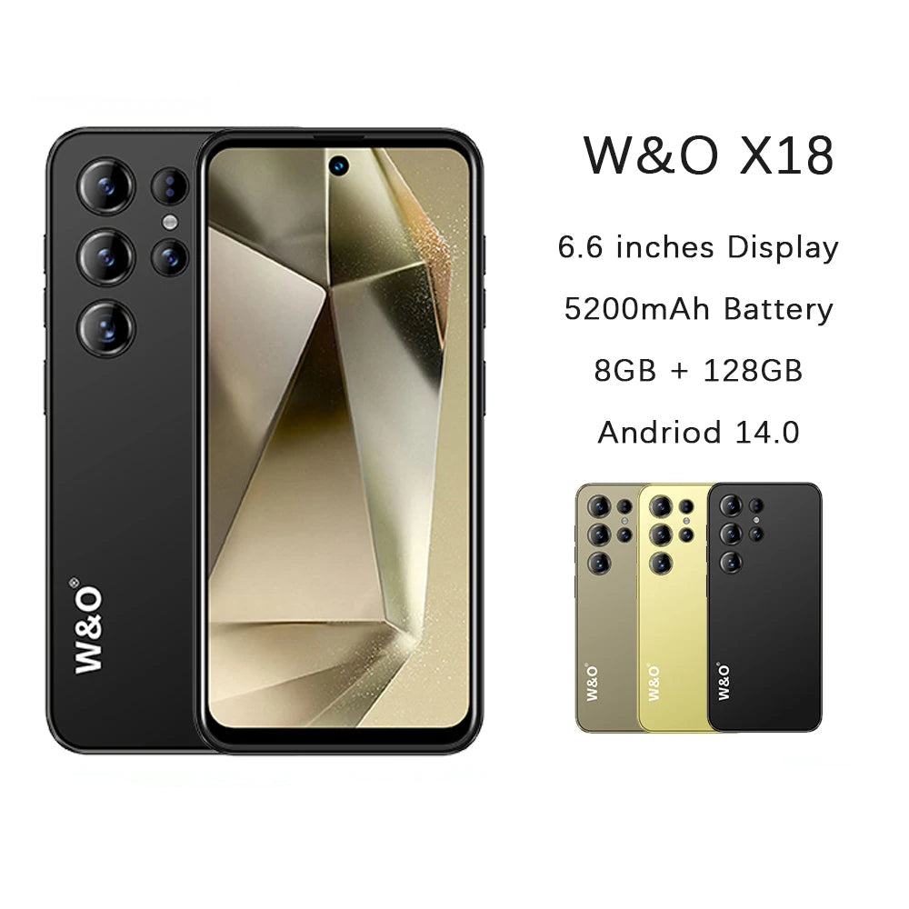 X18 4G Android Normal Screen Fast Charging HD Display Smartphone
