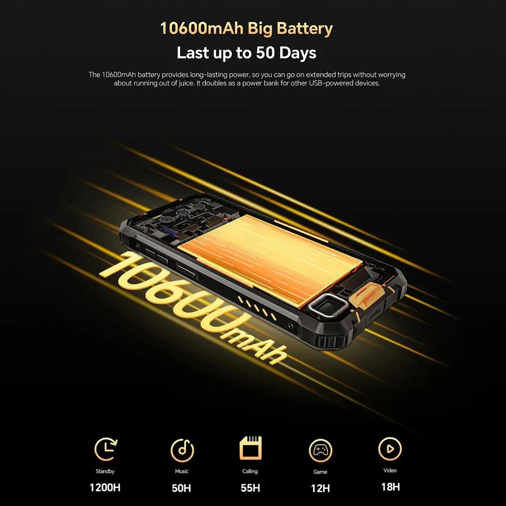 7500mAh 256GB Android Normal Screen Fast Charging Smartphone