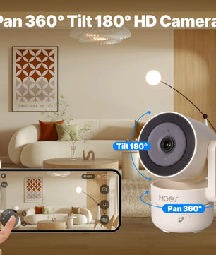 4 Mega Pixel PVC 5V 1A Night Vision Tilt Smart Security Camera