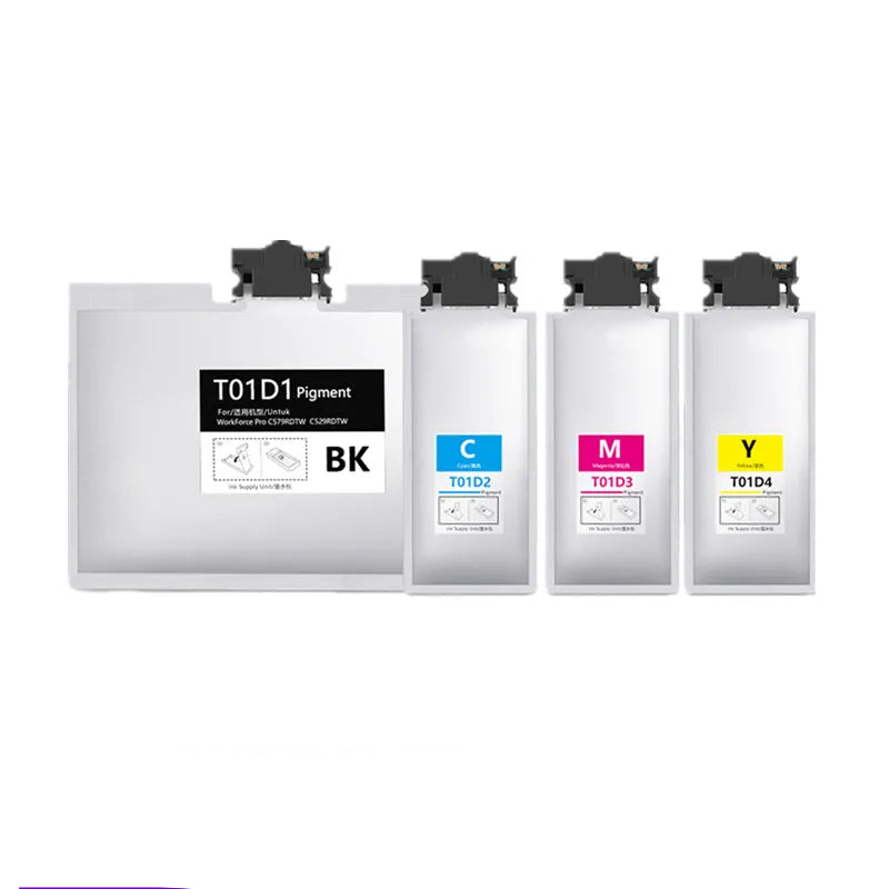 T01D1 Ink Cartridge With Pigmented Ink For Epson Work Force Printer Series