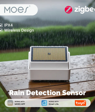 MOES Tuya ZigBee Smart Wireless Waterproof IPX4 Rain & Flood Sensor