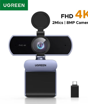 Ugreen 4K FHD 1080P Auto Focus Webcam For PC