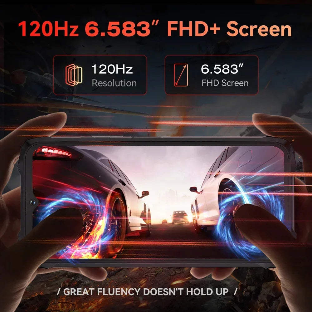 10600mAh 6.58" 256GB Android KingKong 9 Rugged 4G Smartphone