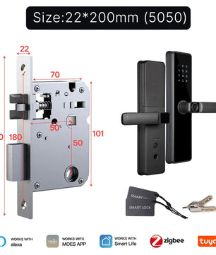 Aluminum Alloy Bluetooth Compatible Electronic Smart Door Lock