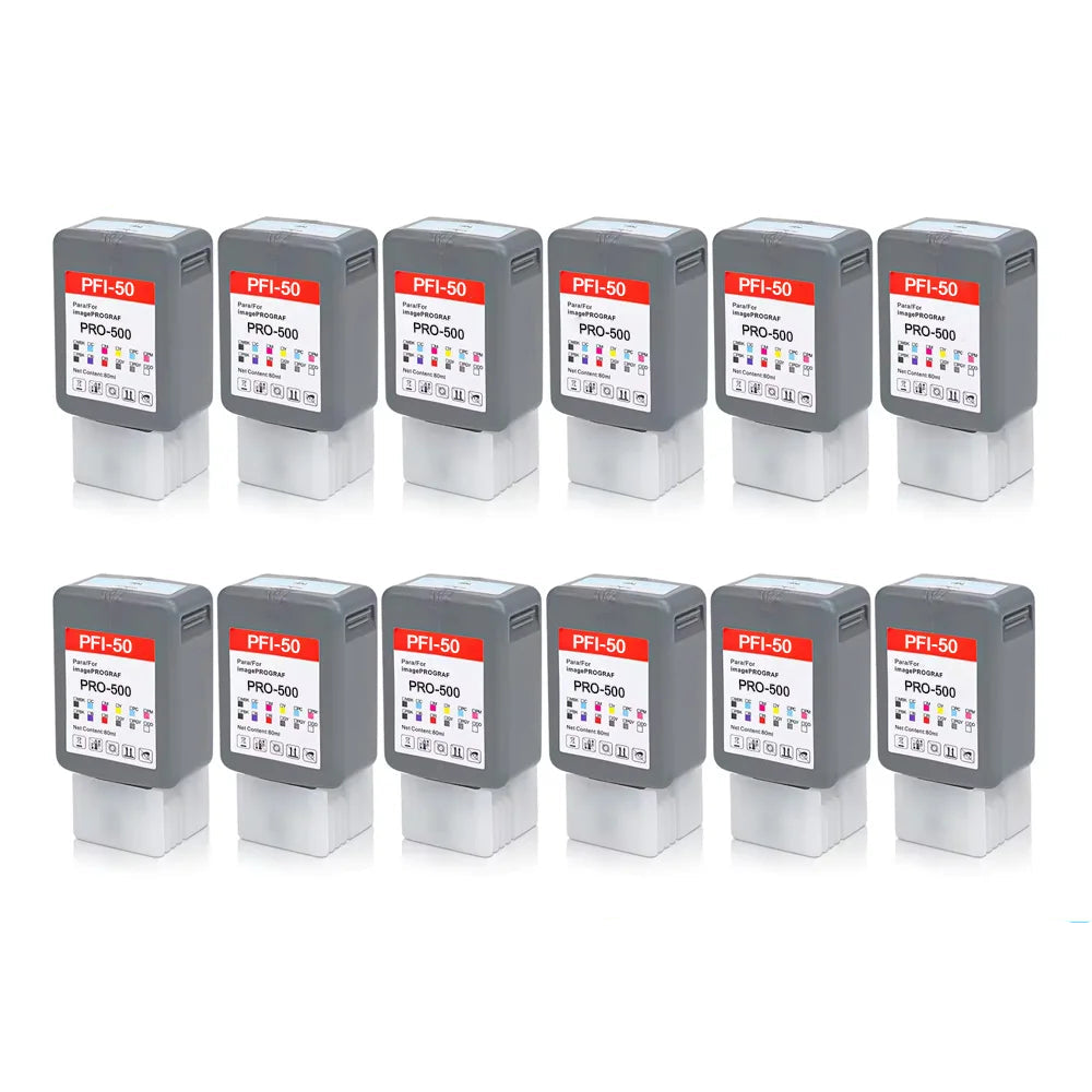 PFI-50 Ink Cartridge For Canon imagePROGRAF PRO-500 PRO 500 Printer