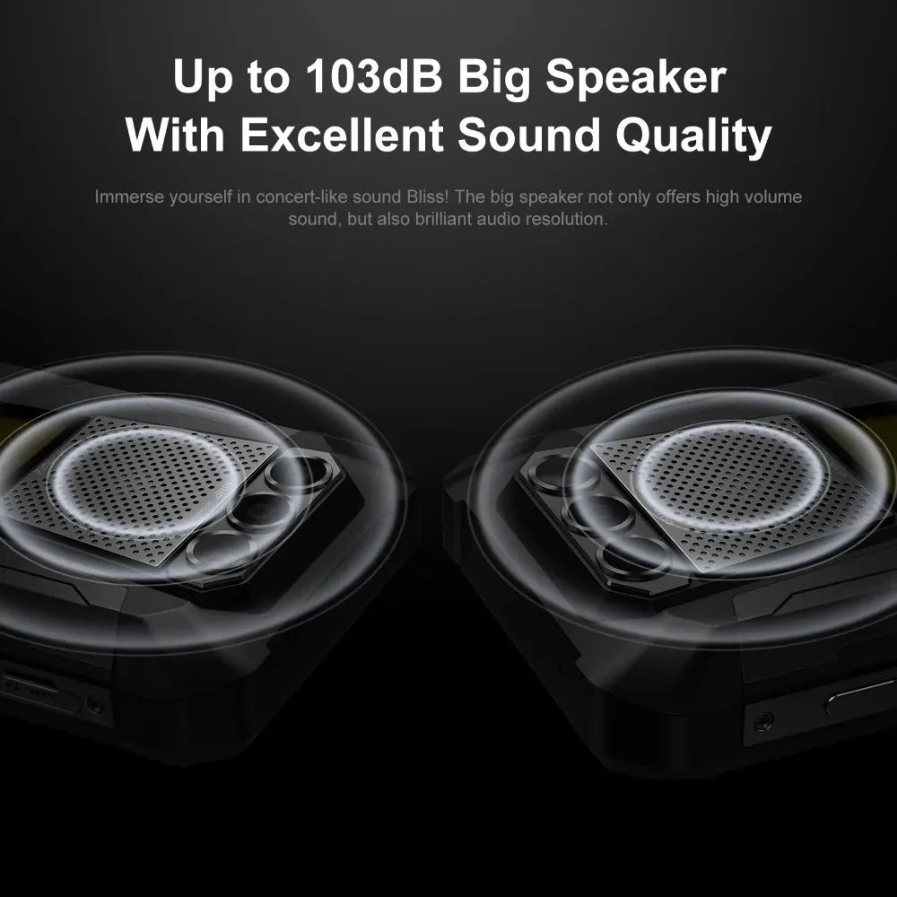 7500mAh 256GB Android F106 PRO Rugged 4G Octa Core Smartphone