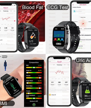 Fine Steel Waterproof Android Square Shaped Bluetooth Smartwatch