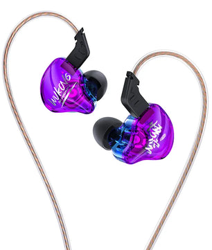 PVC Wired Dynamic IEM Cable Monitor Earphones For Sleeping