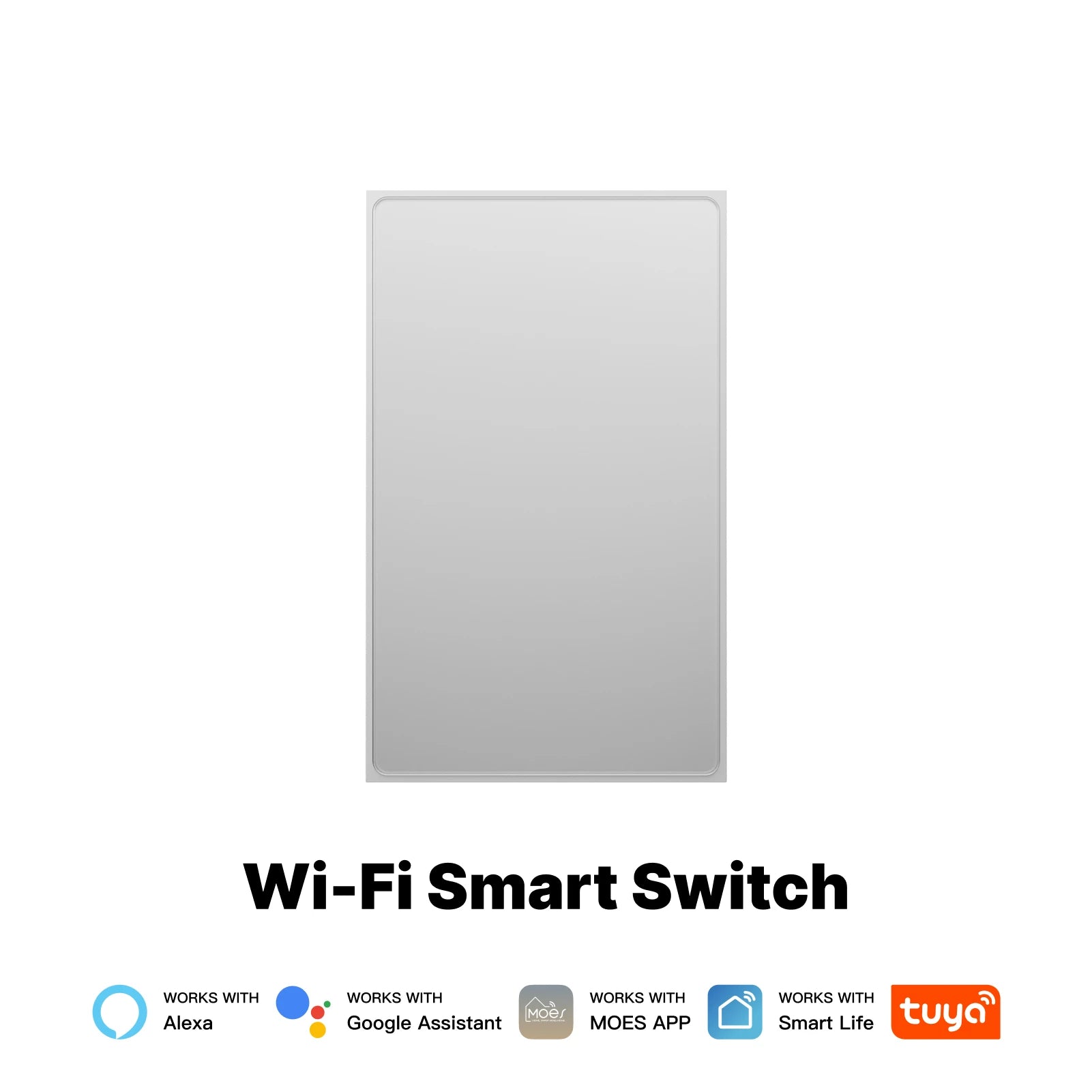 MOES 2-IN-1WiFi Star Feather Smart Touch Switch with Alexa Google Home