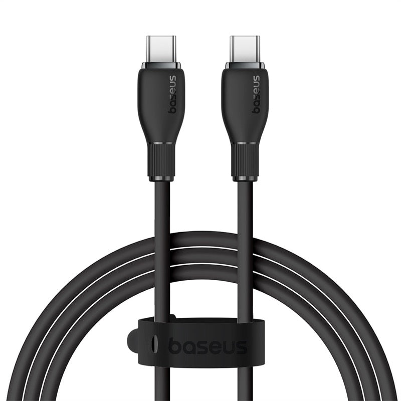 5A Current USB Plastic Type-C PD 100W Fast Charging Cable