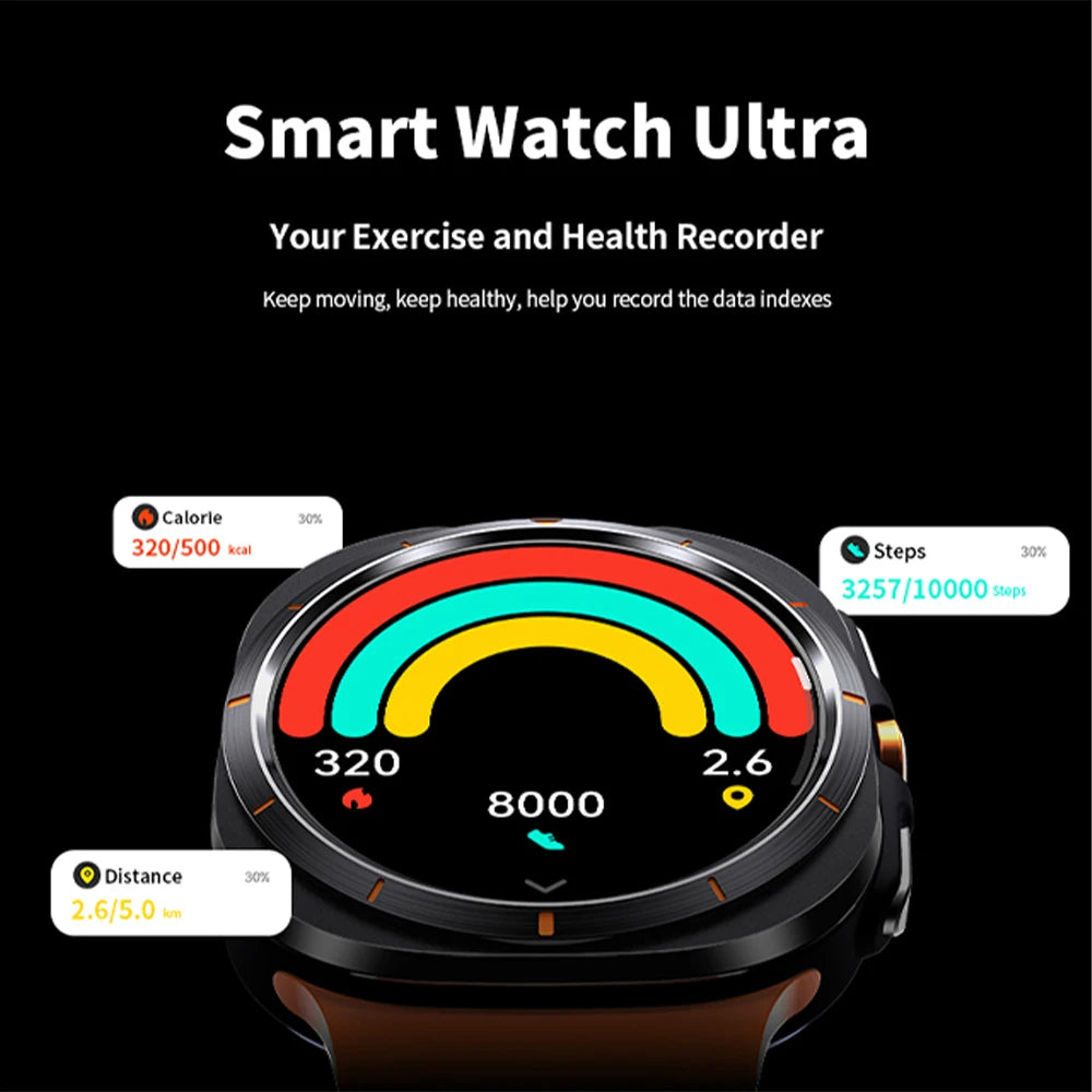 Silica Gel Waterproof Bright Screen Bluetooth Round Shape Smartwatch