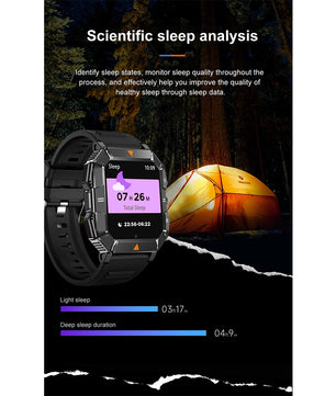 Silica Gel Waterproof Android Square Shaped Bluetooth Smartwatch