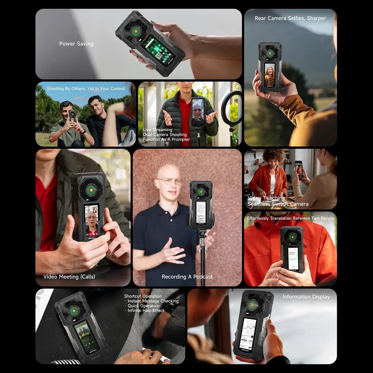 32GB+512GB Armor 33 Pro Rugged 5G Dual Screen Smartphones