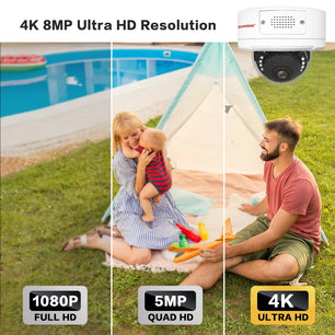 Boavision 8MP Two Way Audio Humanoid Detection Surveillance Camera