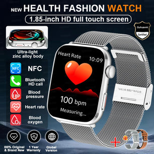 Rubber Waterproof Android Square Shaped Amoled Screen Smartwatch