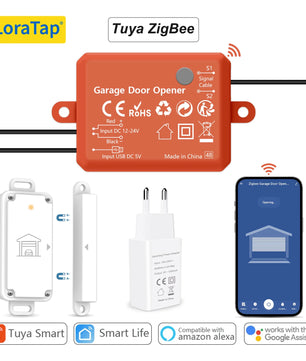 LoraTap Plastic 1A Wireless Remote Control Sensor Opener Switch