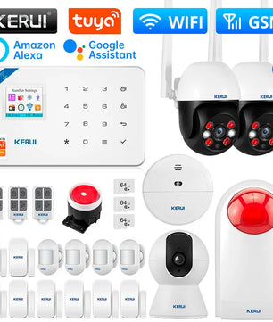 Kerui Plastic Smart Wireless Motion Detector Security Sensor Kit