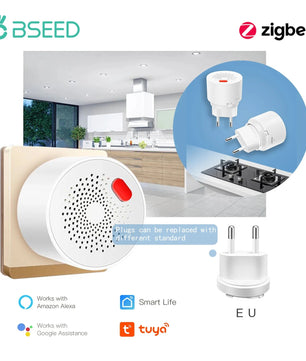 Bseed Plastic Smart Gas Leakage Alarm Detection Optical Sensor