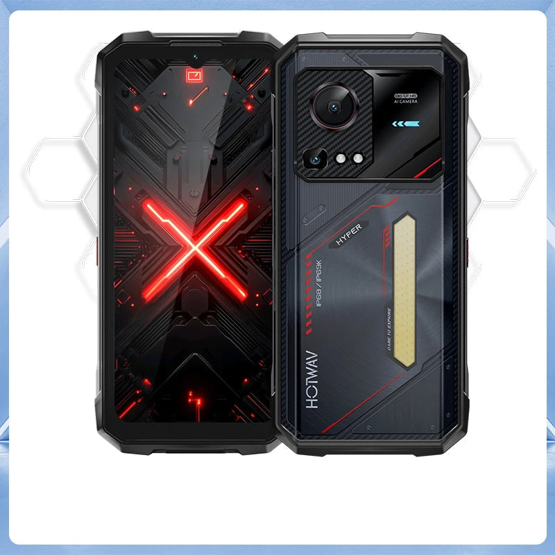 10800mAh 256GB Hotwav Hyper 7S 5G Rugged Smartphone
