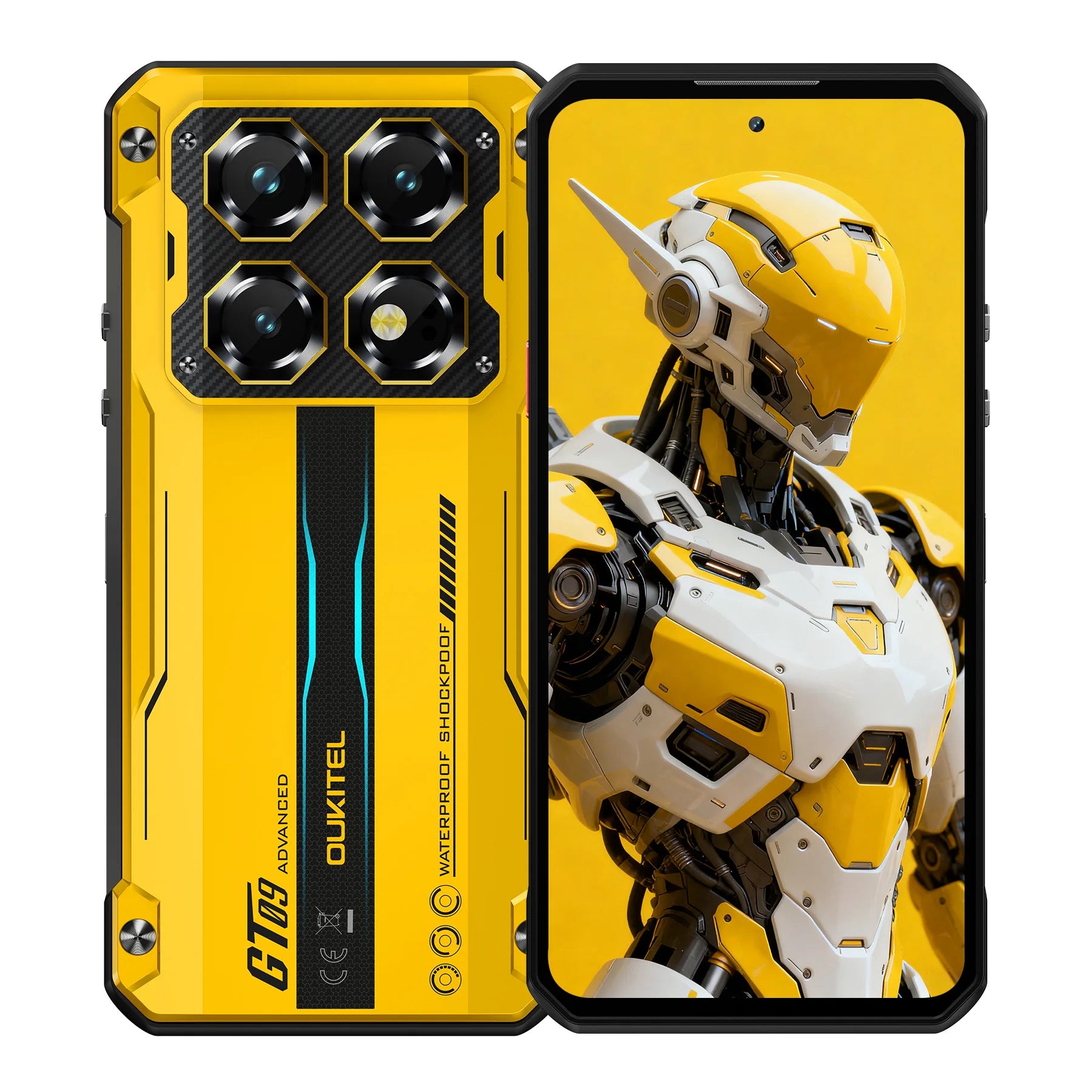 10000mAh 7.2" 512GB Android WP60 5G Rugged Smartphone