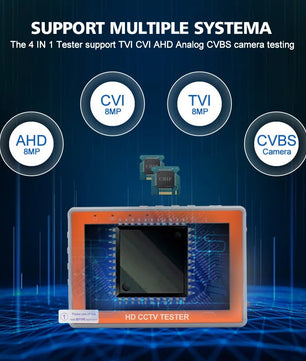 Boavision 8MP CCTV Video Audio Analog Security Camera Tester