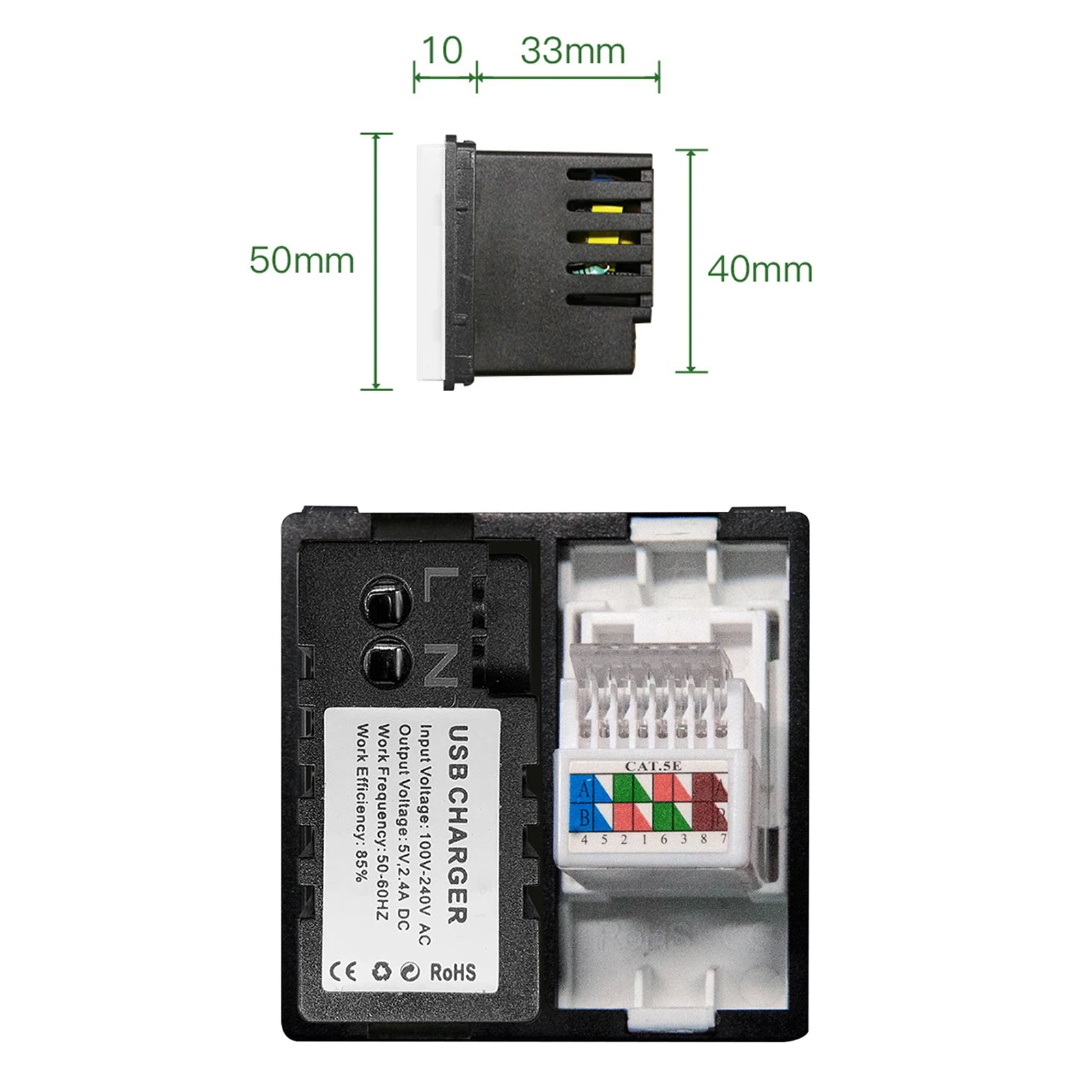 Bseed 16A Glass Panel Wireless WIFI Control Smart Power Socket