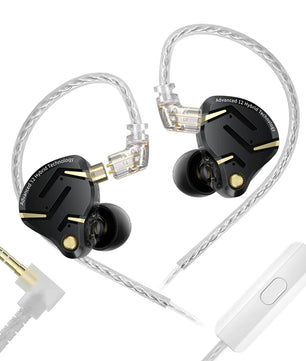 Metal Hybrid Technology Vocalism Wired Communication Earphones