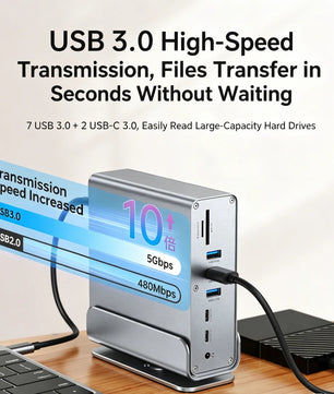Ugreen 15-IN-1 Metal Type-C HDMI RJ45 Card Reader Docking Station