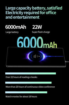 6000mAh 5MP 6GB RAM 128GB ROM Fast Charging 10.1 Inch Tablet