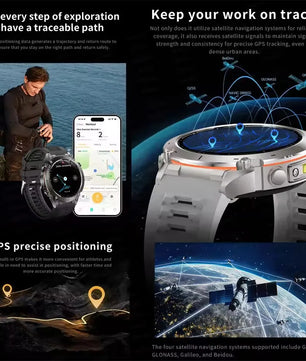 Fine Steel Waterproof Android Round Shaped Bluetooth Smartwatch