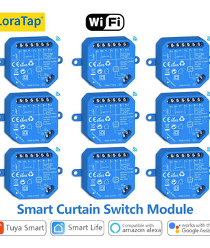 LoraTap 240V Plastic Automatic WIFI Roller Shutter Curtain Module