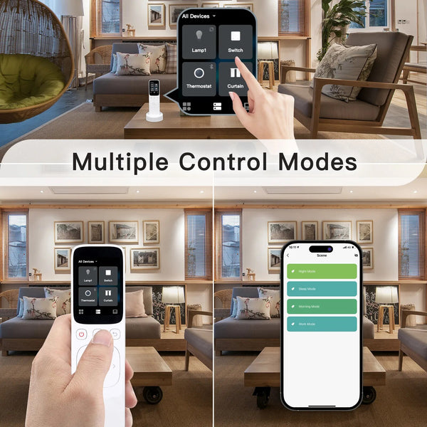 Moes Plastic Universal Smart IR Central Remote Control Panel