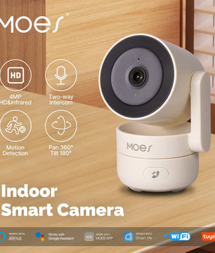 4 Mega Pixel PVC 5V 1A Night Vision Tilt Smart Security Camera