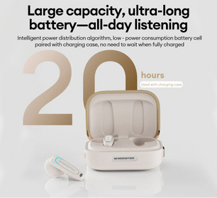 Wireless MQT55 TWS Bluetooth 5.4 Dual Mode Earphones 