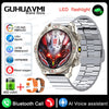 Stainless Steel Waterproof Android Round Shaped Bluetooth Smartwatch