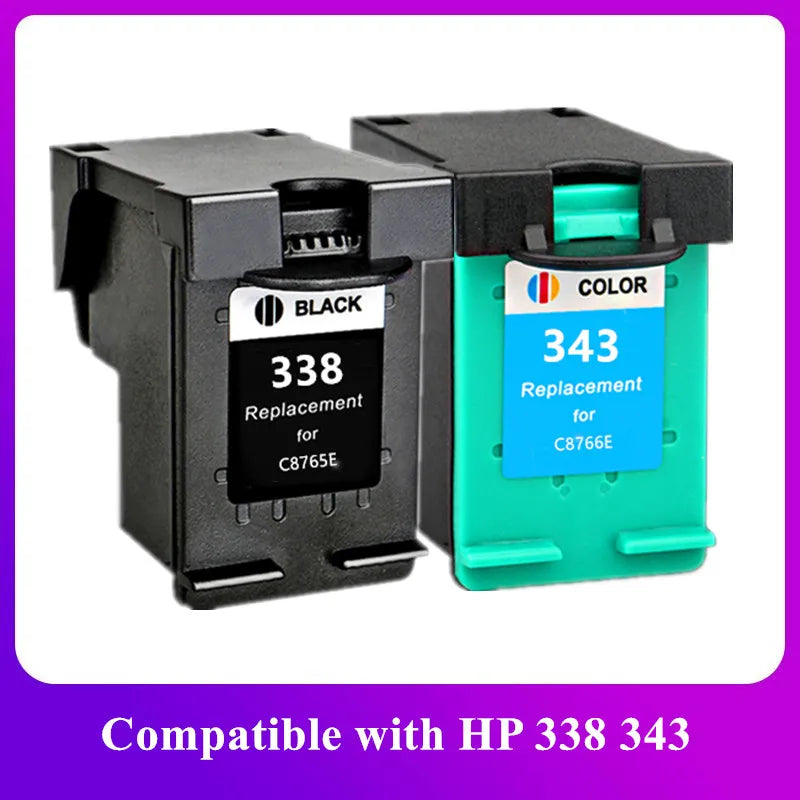 343XL 338XL Ink Cartridge Compatible For HP Deskjet 6540 5740 5745