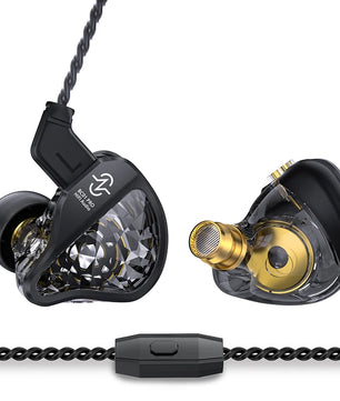 Metal Dynamic Vocalism Earphones with Detachable Cable